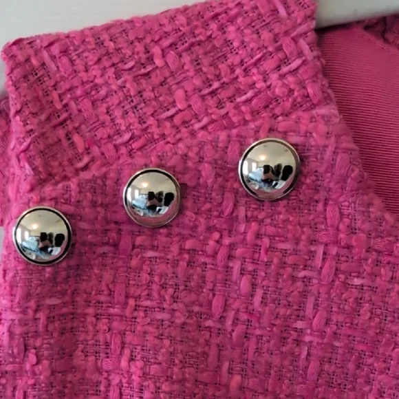 Beautiful Ann Taylor NWT Tweed Pink Women's Jacket & Dress - Picture 6 of 8